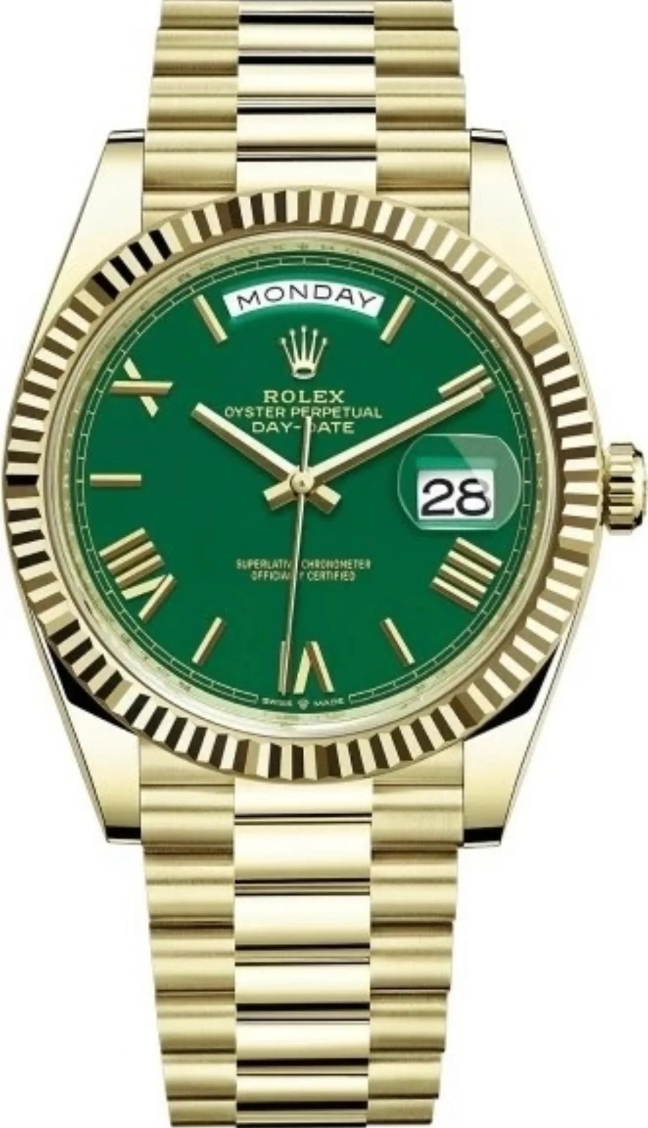 Rolex Day-Date 18K Yellow Gold Men's Watch, Preowned-228238-0061
