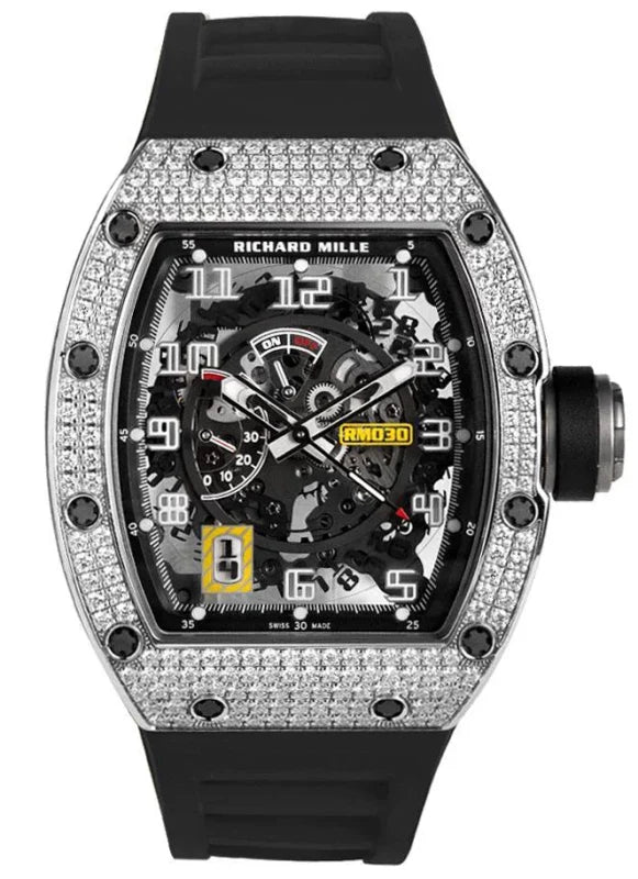 Richard Mille RM11-01 Roberto Mancini Flyback Chronograph Titanium Men's Watch, Preowned-RM11-01