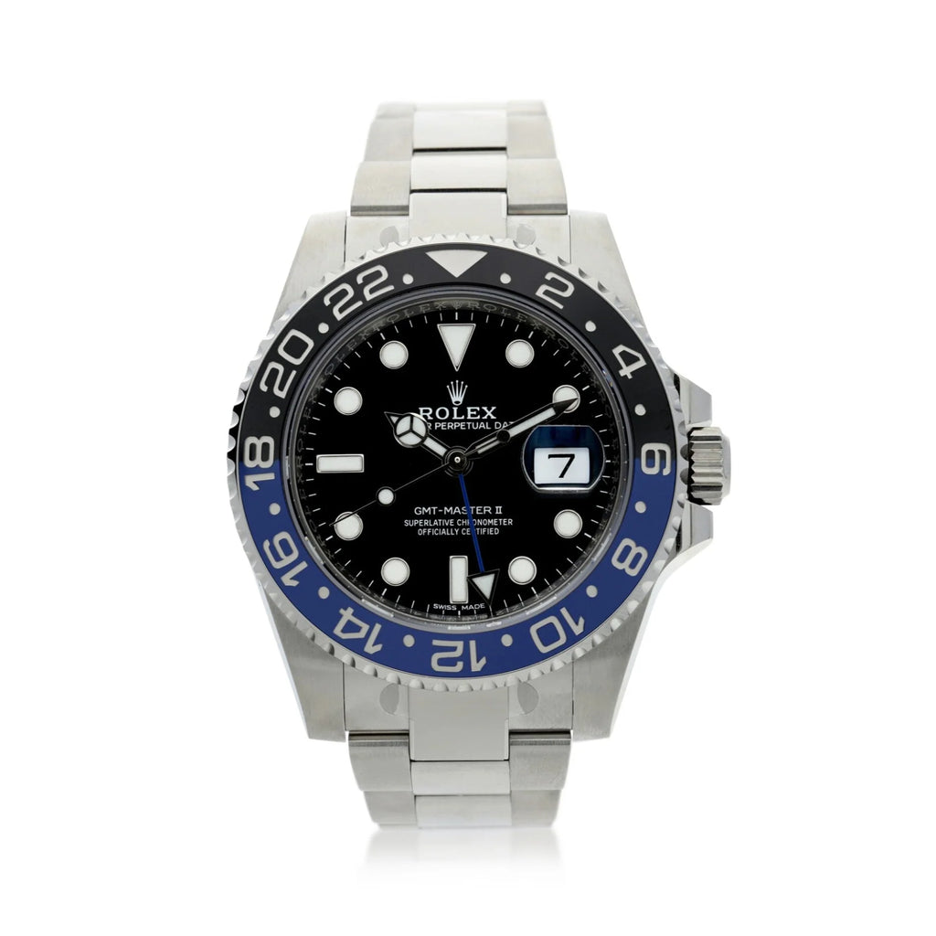 Rolex GMT Master II Stainless Steel & Ceramic Men's Watch, Preowned-116710