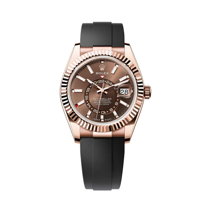 Rolex Sky-Dweller 18K Rose Gold Men's Watch, Preowned-326235-0005