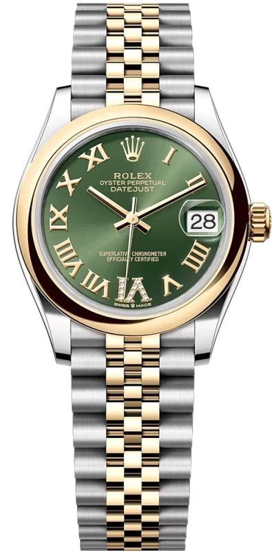 Rolex Datejust Stainless Steel & 18K Yellow Gold Lady's Watch, Preowned-278243-0016