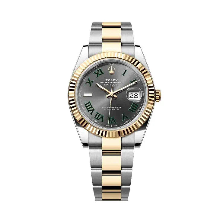 Rolex Oyster Perpetual Datejust II Wimbledon Stainless steel & 18K Yellow Gold Men's Watch, 126333