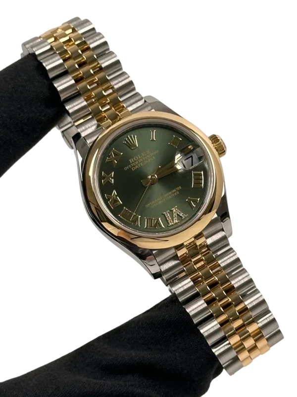Rolex Datejust Stainless Steel & 18K Yellow Gold Lady's Watch, Preowned-278243-0016