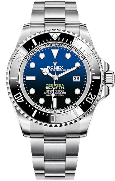 Rolex Deepsea D -BLUE DIAL Stainless Steel Men's Watch, Preowned-126660-0002