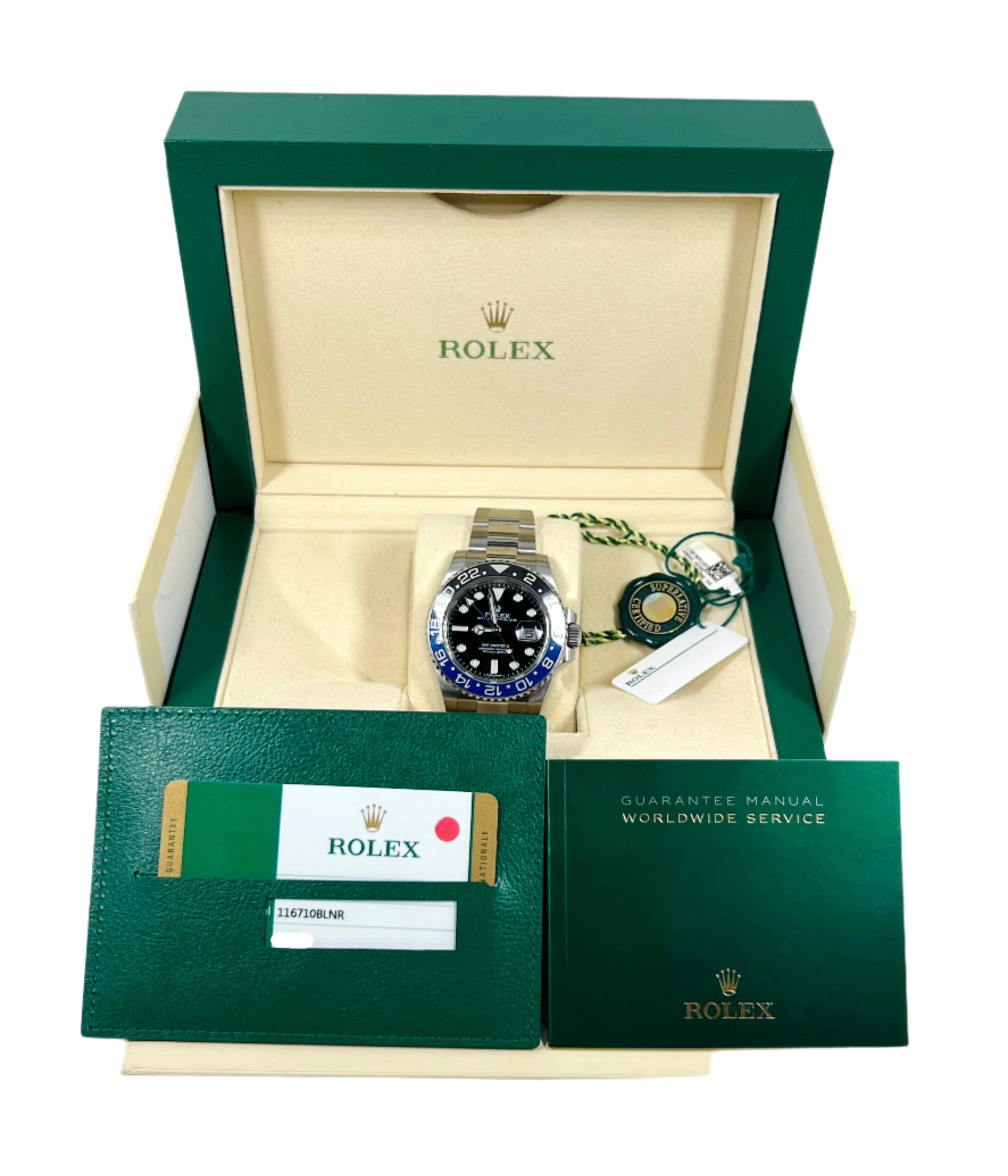 Rolex GMT Master II Stainless Steel & Ceramic Men's Watch, Preowned-116710