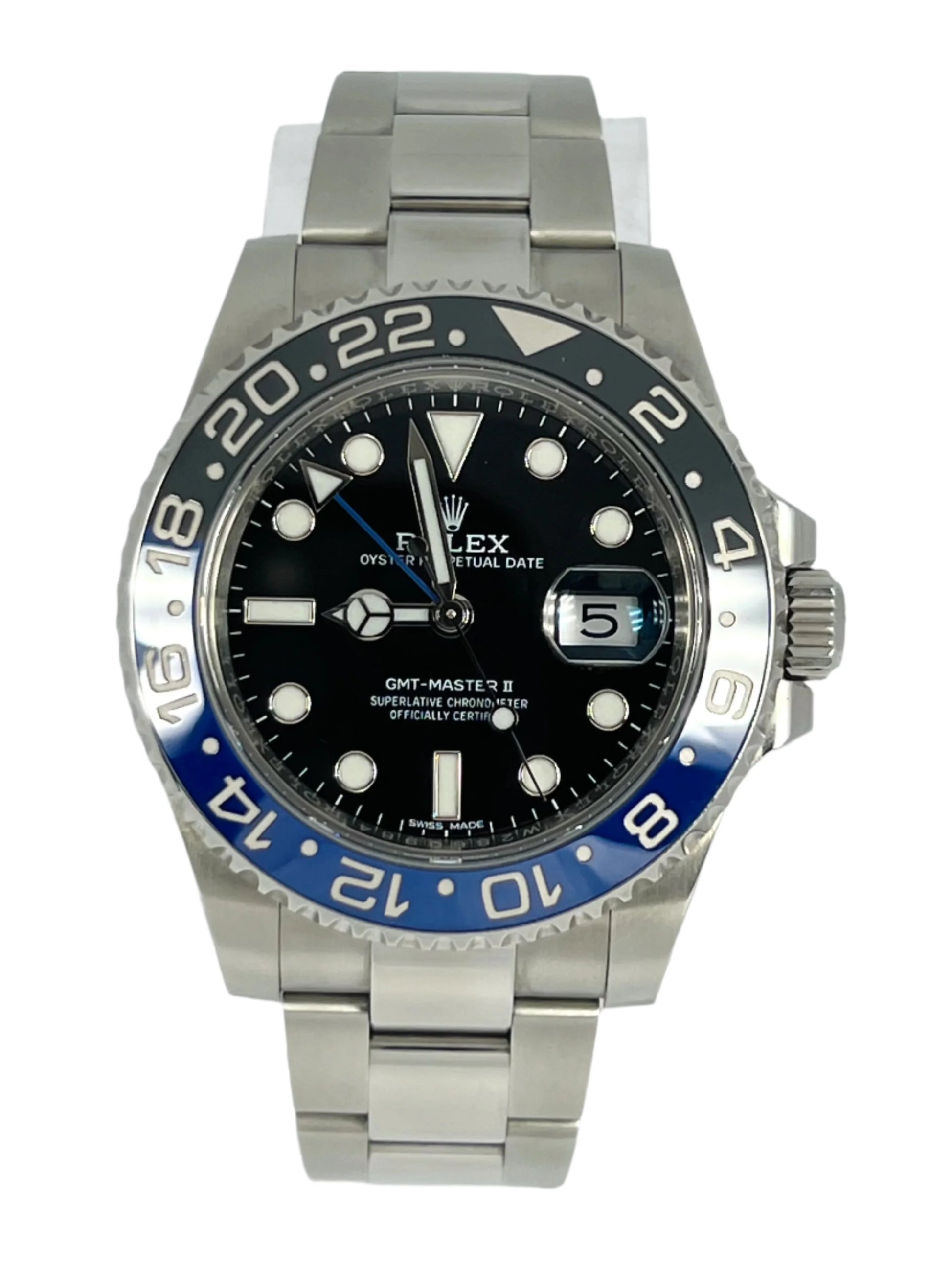 Rolex GMT Master II Stainless Steel & Ceramic Men's Watch, Preowned-116710