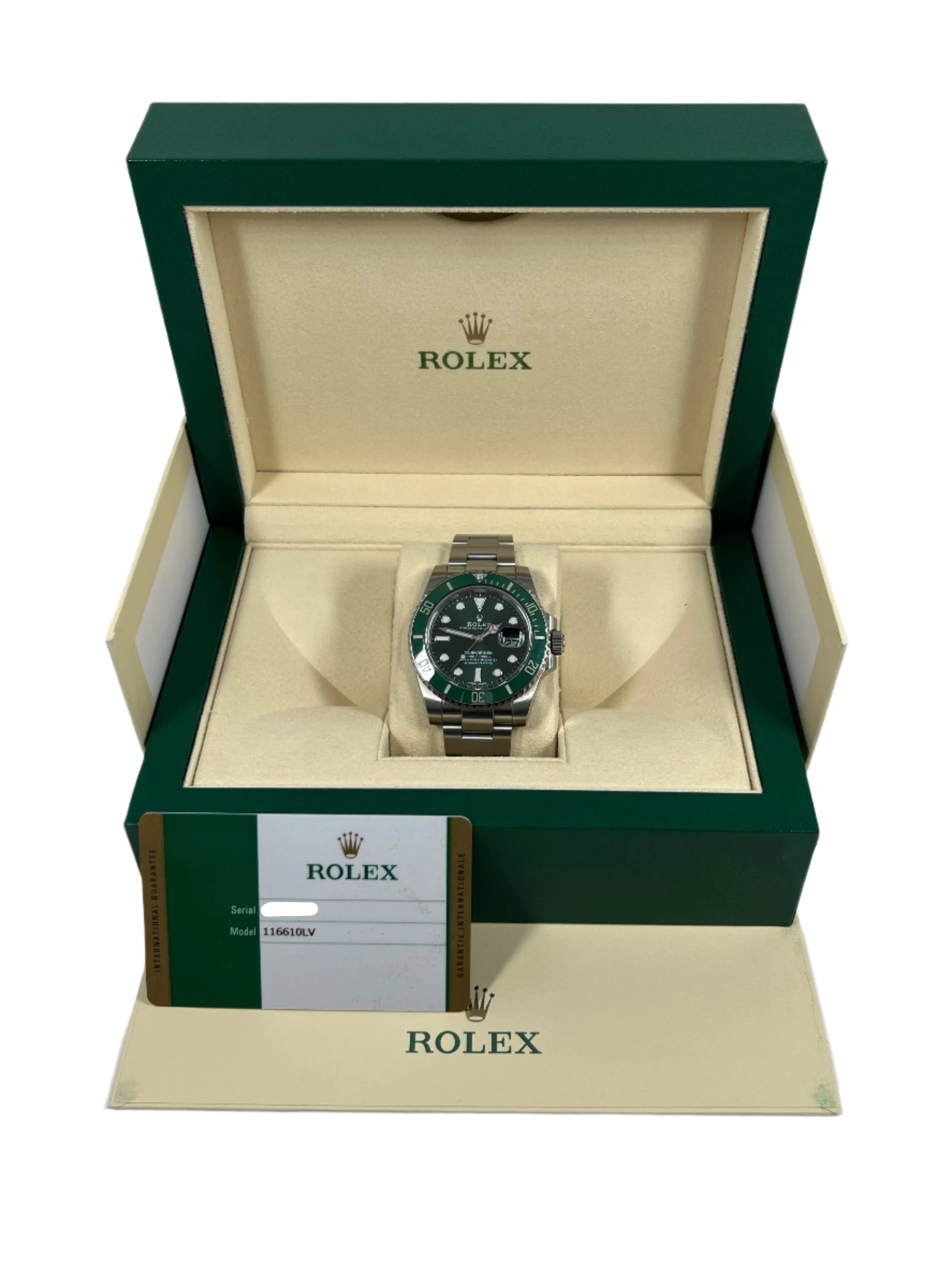 Rolex Submariner Stainless Steel, Preowned-116610LV