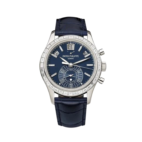 Patek Philippe Annual Calendar Chronograph Platinum Men’s Watch, Preowned-5961P-001