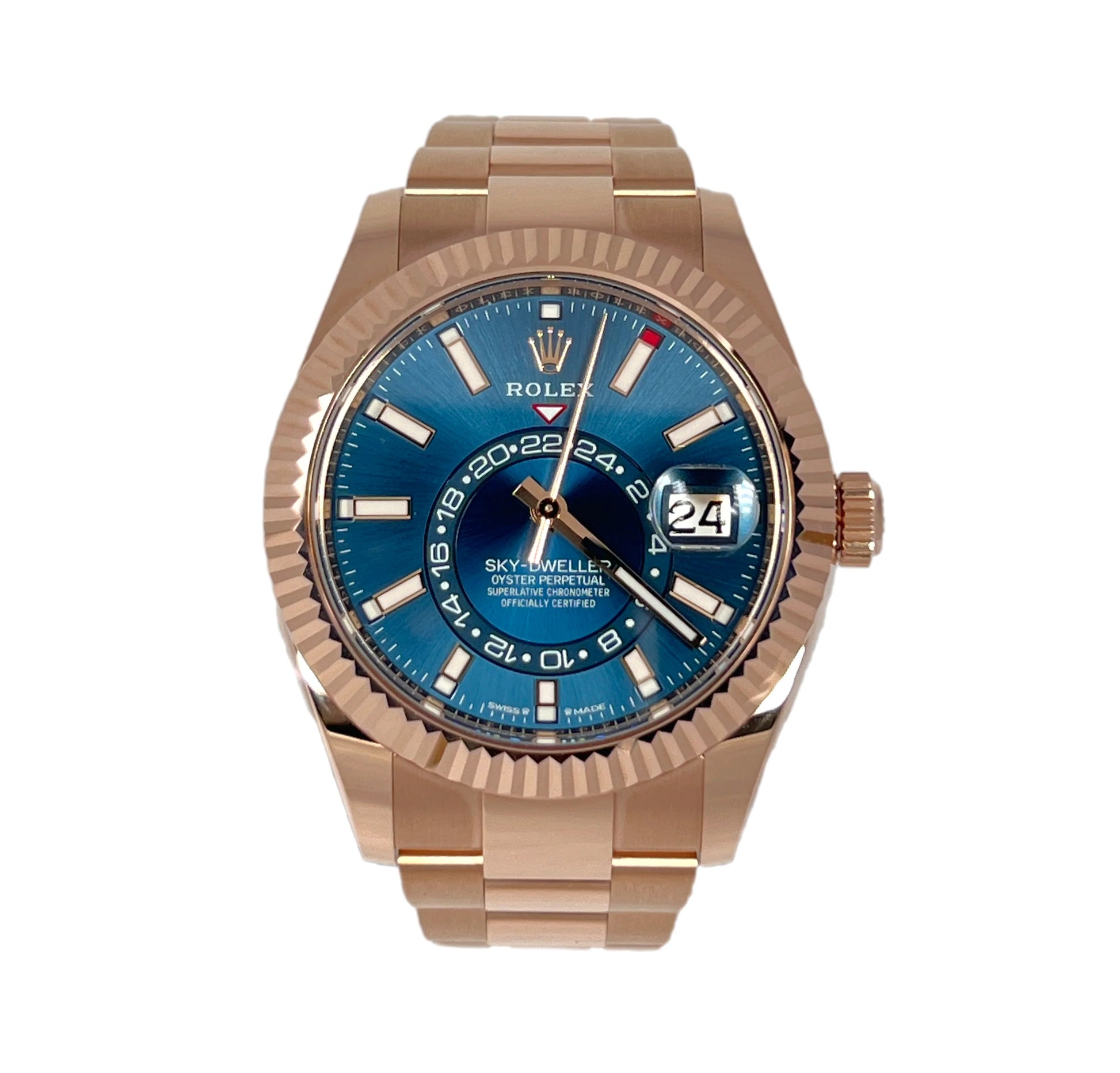 Rolex Sky-Dweller 18K Everose Gold Men's Watch, 336935