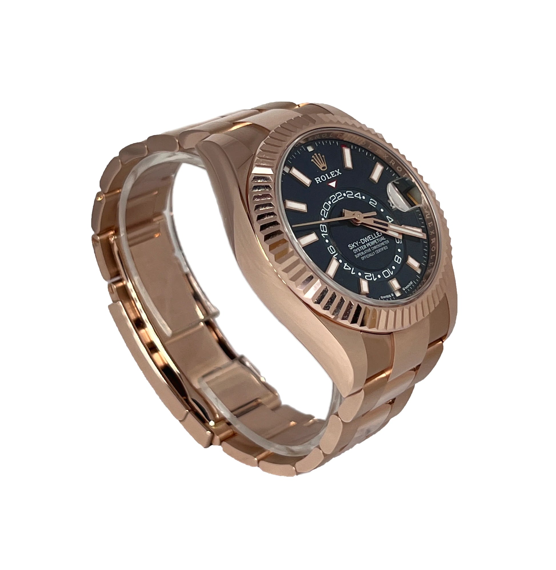 Rolex Sky-Dweller 18K Everose Gold Men's Watch, 336935