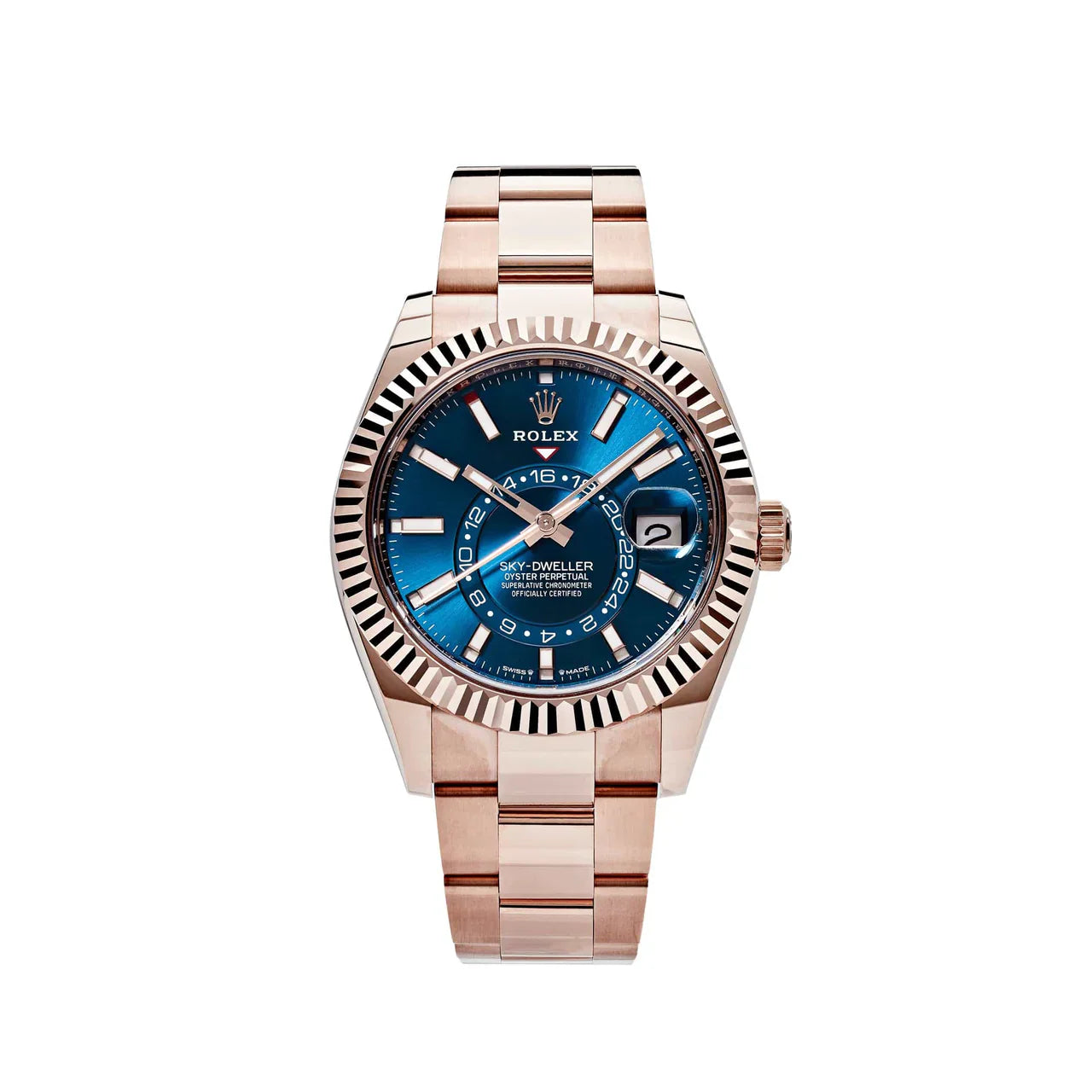 Rolex Sky-Dweller 18K Everose Gold Men's Watch, 336935