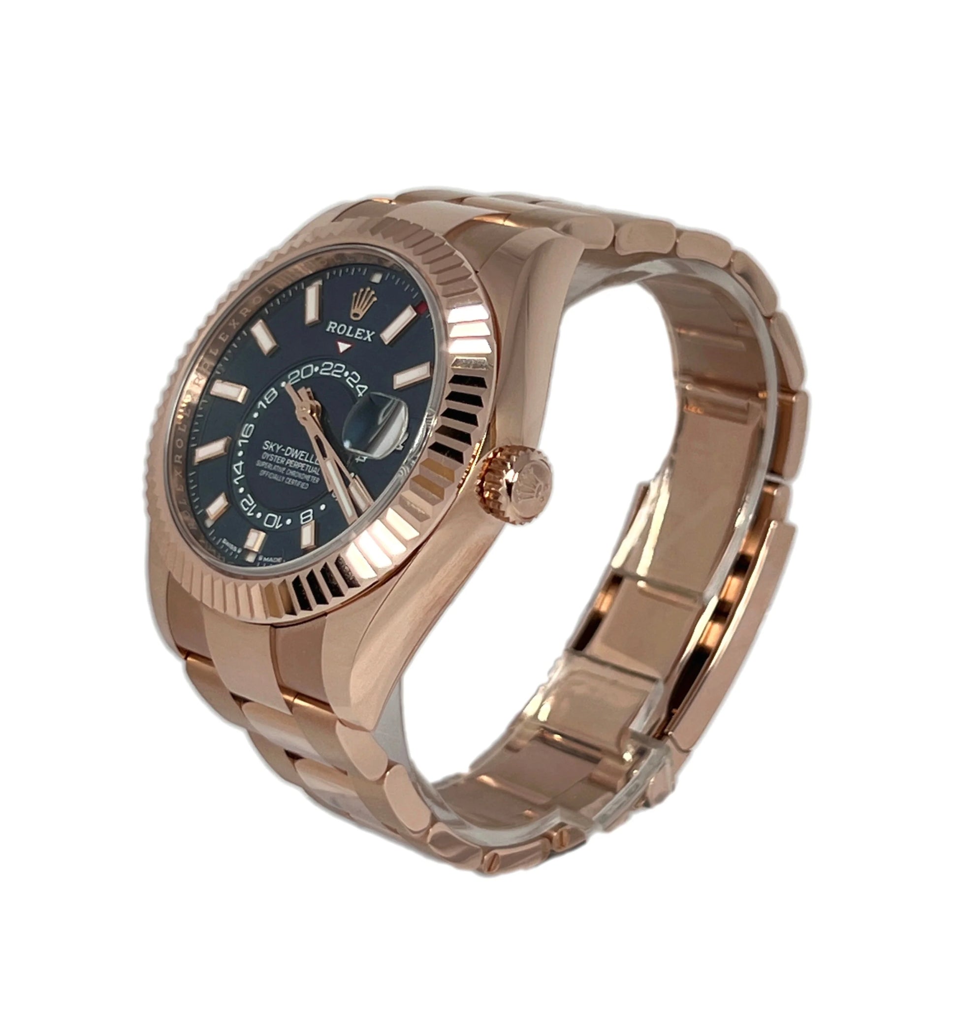 Rolex Sky-Dweller 18K Everose Gold Men's Watch, 336935